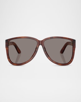 DreamyMagic　0330 Miu Miu Acetate Aviator Sunglasses | Neiman Marcus