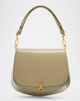 Saint Laurent Cassandra Mini YSL Top Handle Crossbody Bag in