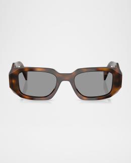 Prada PR B23SF Acetate Square Sunglasses | Neiman Marcus display picture 2