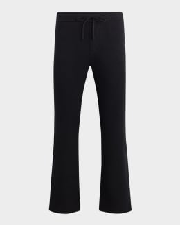 Hudson Men's Double-Knit Kick Flare Pants | Neiman Marcus