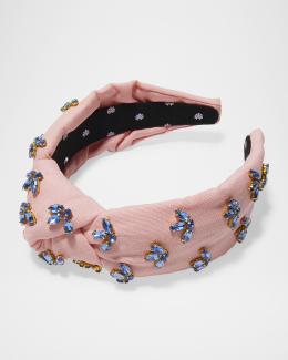 Lele Sadoughi Greta Cotton Headband | Neiman Marcus display picture 1