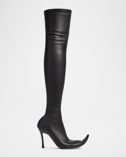 Balenciaga Knife 110mm Over-The-Knee Boots | Neiman Marcus