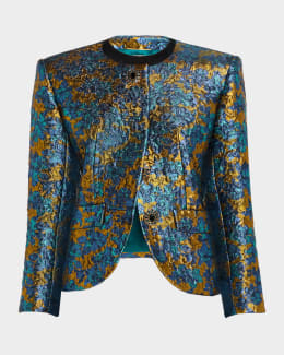 Versace Wool Gabardine Single-Breasted Informal Jacket