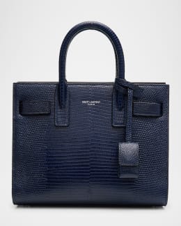 Saint Laurent Mini YSL Cube Leather Top-Handle Bag | Neiman Marcus