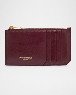 Saint Laurent YSL Monogram Large Pouch in Smooth Leather