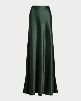 Giorgio Armani Silk Cady Pencil Skirt | Neiman Marcus