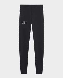24SS new/LOEWE ロゴジャカードワイドレッグパンツ Pants Black Loewe Logo Waistband Wide-Leg Trousers | Neiman Marcus
