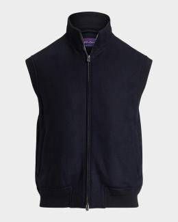 Ralph Lauren Purple Label Men's Leyland Quilted Vest | Neiman Marcus