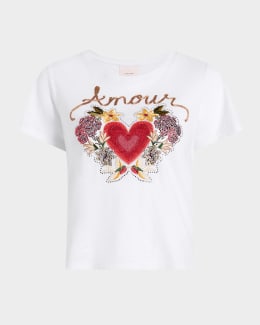 Shrunken Fringe Bonjour Tee