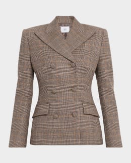 Alberta Ferretti Mikado Silk Single-Breasted Jacket | Neiman