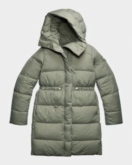 Herno Maria Water-Resistant Ultralight Nylon Long Puffer