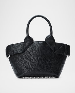 Alexander Wang Geo Medium Leather Top-Handle Bag | Neiman Marcus