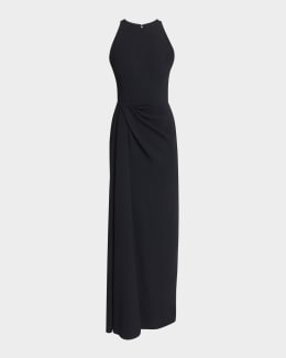 Jason Wu Collection Sleeveless Crepe Back Satin Bias Slip Gown