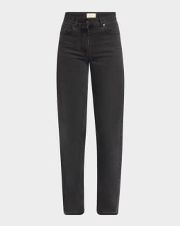 THE ROW Riaco Slim-Leg Crop Jeans | Neiman Marcus