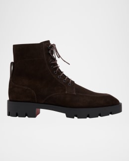 Saint Laurent Men's Wyatt 40 Harness Biker Boots | Neiman Marcus