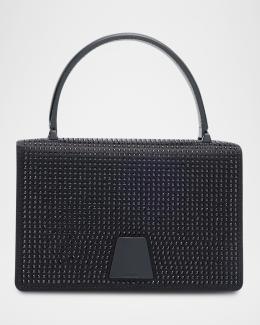 Akris Alice Mini Metallic Leather Top-Handle Bag | Neiman Marcus
