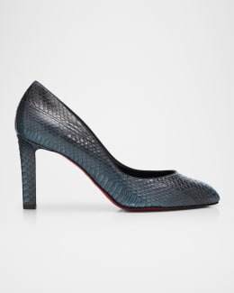 Christian Louboutin 80mm Miss Z Patent Pumps | Neiman Marcus