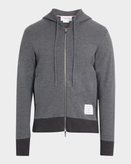 THOM BROWNE パーカー サイズ5 Men's Cotton 4-Bar Stripe Full-Zip Hoodie | Neiman Marcus