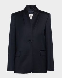 Theory Etiennette Wool Blazer | Neiman Marcus