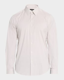 slim fit dress slacks Theory Sylvain Structure Knit Shirt | Men's Slim Knit Shirt – Raggs main image 1