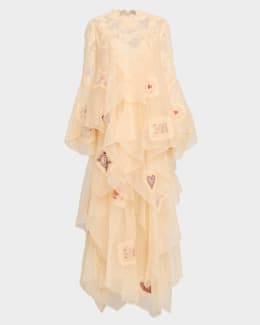 Zimmermann Coco Embroidered Denim Shirt | Neiman Marcus