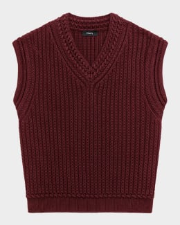 専用 25ss Theory GOOD CRUNCH W トラッカーベスト Theory Good Crunch Trucker Vest | Neiman Marcus