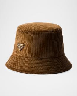 Prada Cotton Bucket Hat | Neiman Marcus