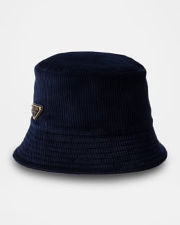 プラダ　ムートン帽子 Prada Cotton Bucket Hat | Neiman Marcus