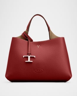 Tod's Mini Grain Leather Tote Bag | Neiman Marcus