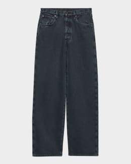 Prada Men's Five-Pocket Velvet Denim Jeans | Neiman Marcus