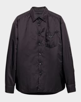 Prada Men's Re-Nylon Anorak Jacket | Neiman Marcus