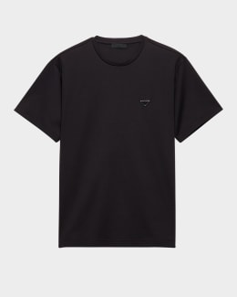 Prada Men's Short-Sleeve Cotton T-Shirt | Neiman Marcus