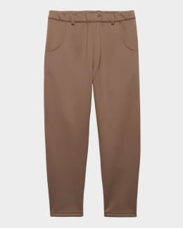 Prada Men's Patchwork Leather Straight-Leg Pants | Neiman Marcus