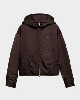 ジャケット PRADA FW25 Prada Blouson (GFB327SOOO 16PK F0V3N) Prada Lightweight Re-Nylon Blouson Jacket | Neiman Marcus