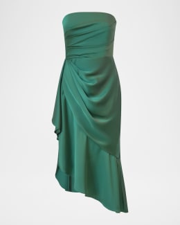 ted baker green one shoulder dress Emerald Green Italian Silk Evening Shawl main image 0