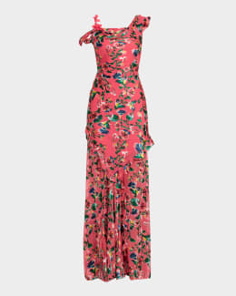 knee length dresses for ladies Jacqui B Dress in Jangle – SALONI