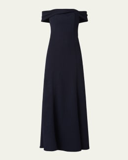 knee length dresses for ladies Brown Shirred Scoop Neck Molly Midi Dress