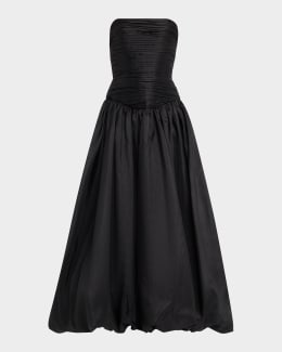 maxi a-line dress Pink Cotton Flax A-Line Front Slit Maxi Dress 30