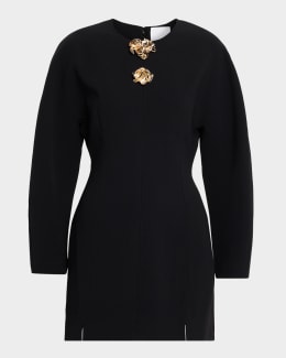 knee length dresses for ladies Petal and Pup Women's Phaedra Long Sleeve Mini Dress