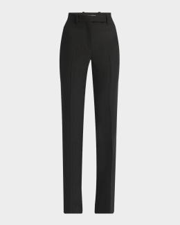 Giorgio Armani Silk Wide-Leg Trousers | Neiman Marcus