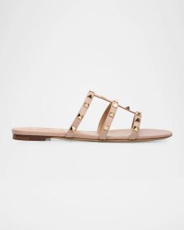Valentino Garavani Rockstud Jelly Flat Gladiator Sandals  display picture 1