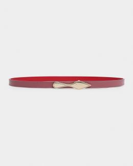 Christian Louboutin Loubi54 Reversible Belt in Calf Leather  display picture 1