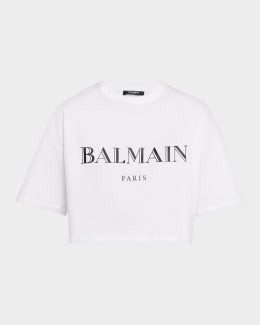 Balmain Logo Graphic Tank Top | Neiman Marcus