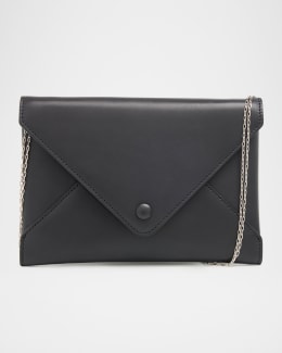 THE ROW Compact Clutch Bag in Nappa Leather | Neiman Marcus