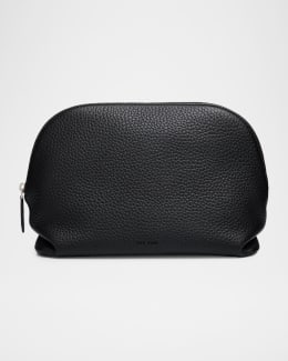 THE ROW Owen Leather Wristlet Pouch | Neiman Marcus