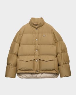 Prada Cashmere and Wool Down Jacket | Neiman Marcus