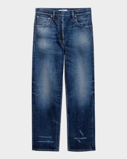 プラダ　レディース　デニム　27 Prada Low-Rise Straight-Leg Denim Jeans | Neiman Marcus