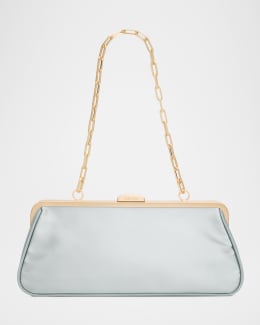 Cult Gaia Eviana Tortoise Acrylic Clutch Bag | Neiman Marcus