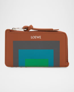 Loewe x Albers Compact Bifold Wallet in Nappa Leather | Neiman Marcus