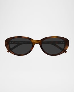 Saint Laurent 52mm Acetate Cat-Eye Sunglasses | Neiman Marcus